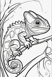 Chameleon in Racetrack