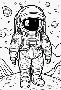 Astronaut in Birthday