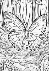 Butterfly in Forest