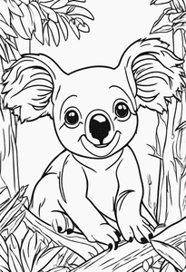 Koala in Jungle