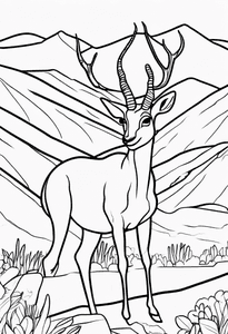 Antelope in Mountain