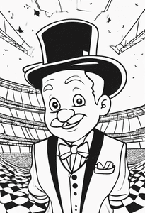 Magician in Soccerstadium