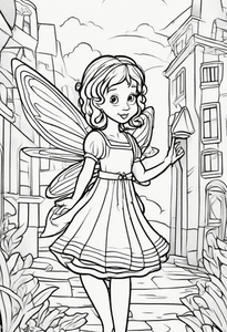 Fairy in Street
