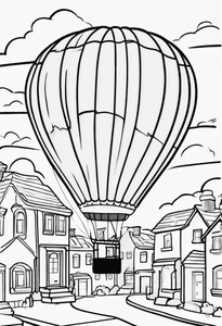 Hotairballoon in Street