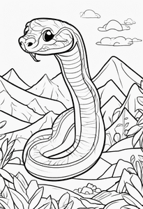 Snake in Mountain