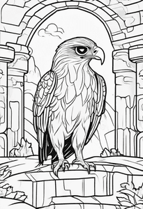 Falcon in Treasure Cave