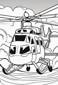 Helicopter in School