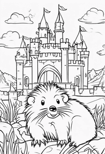 Porcupine in Castle