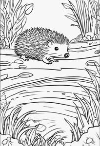 Hedgehog in Dock